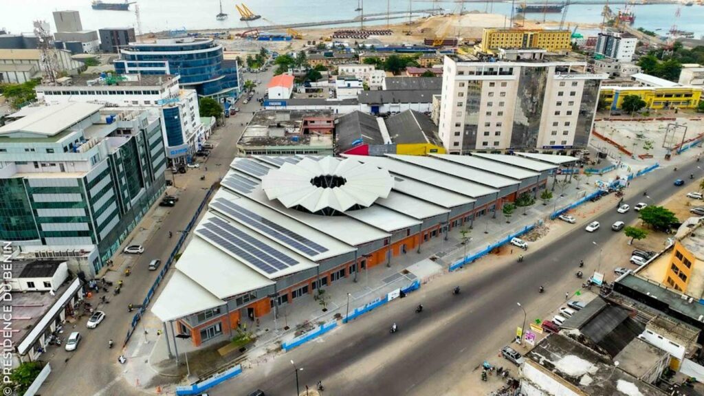Marché moderne Ganhi à Cotonou au Bénin : Fleuron d'une nouvelle typologie d'infrastructures
